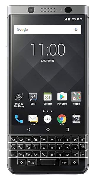 BlackBerry KEYone 32GB BBB100-1 - 4.5" Inch Factory Unlocked LTE Smartphone (Silver) - International Version - No Warranty in The US - GSM ONLY, NO CDMA